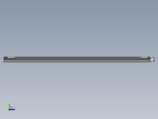直线模组WG-LHB12-S2000-R(B)设计图纸左视缩略图