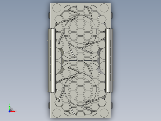 2U风扇钣金笼子3D前视缩略图