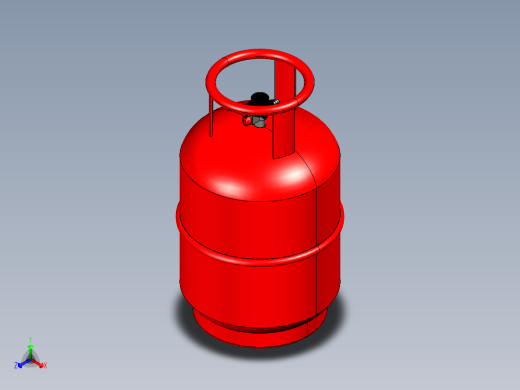 气瓶5正等轴测缩略图