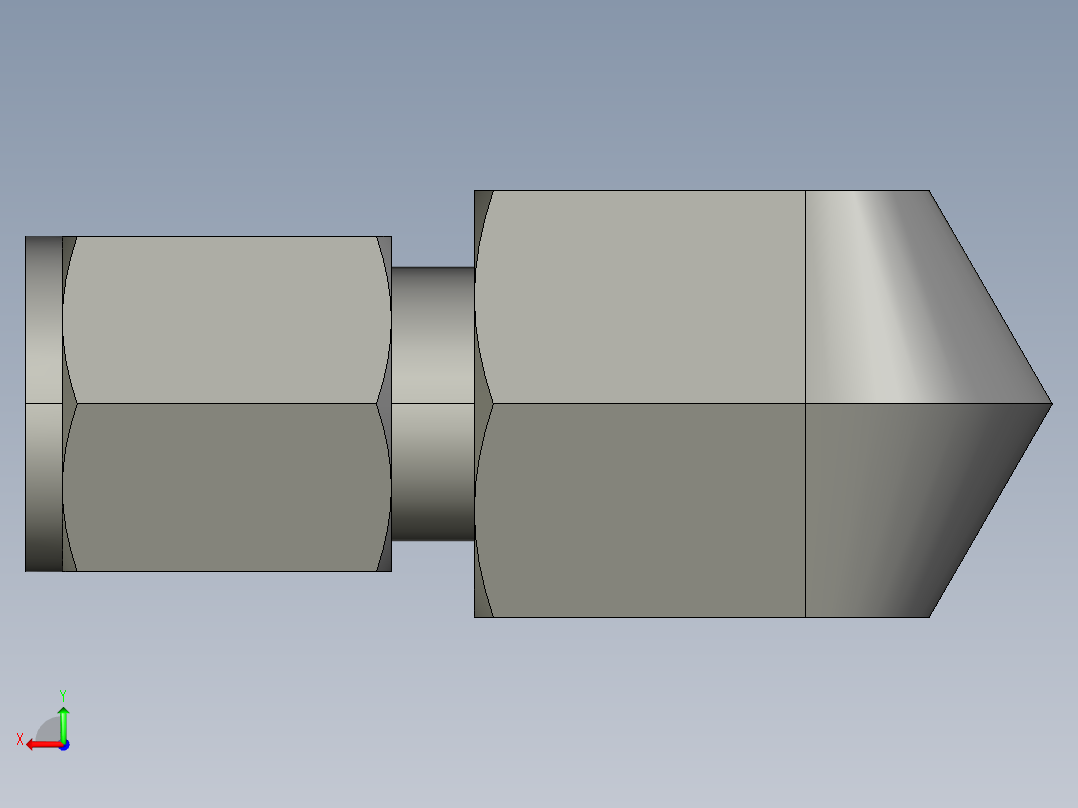 卡套式工业通用硬管接头6-6_dbu-s后视图