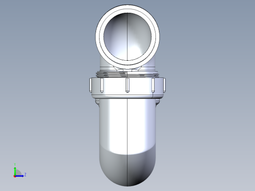 船舶管路系统S28_SeaDrainPLUS_P-TrapUnionConn-SxS_37E172102_2in Sea Drain Plus - P-TrapUnionConn-SxS左视缩略图