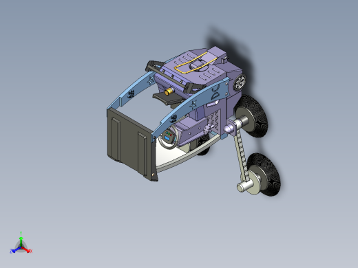 扫地车正等轴测缩略图