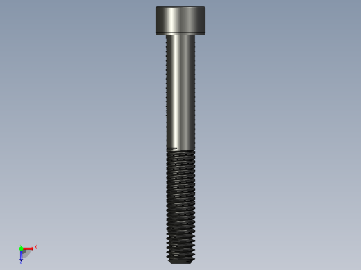 内六角头盖螺丝-M5俯视缩略图