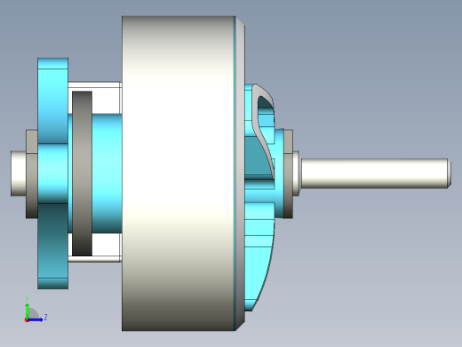 无刷电机左视缩略图