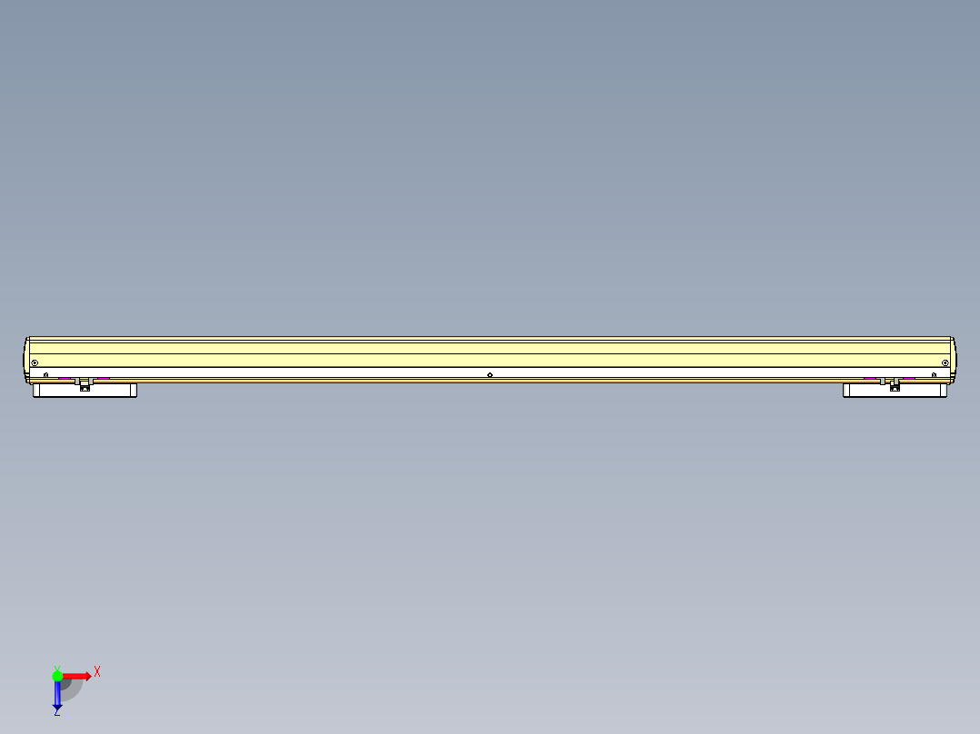 威洛博LC系列3d模型模组2LC17E1Y-S1050俯视图