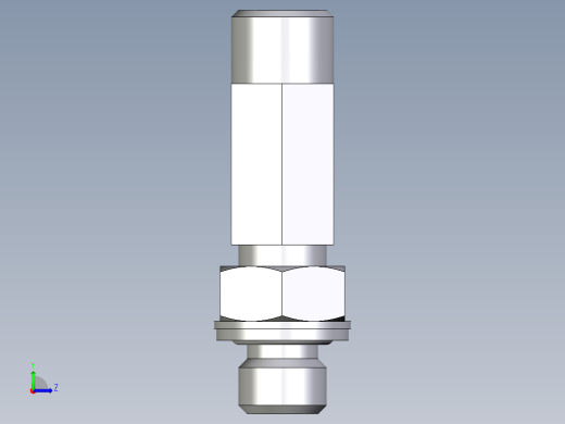 卡套式工业通用硬管接头EO_Adjustable_locknut_run_tee_LEE08LMOMDCF左视缩略图