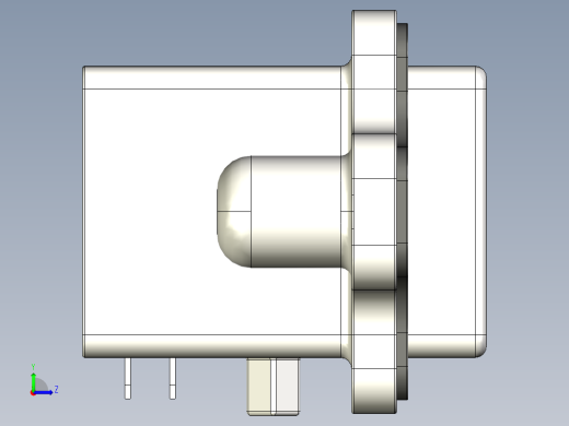 倾斜usb插头左视缩略图
