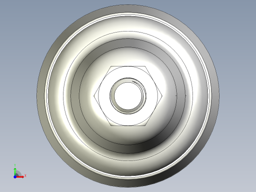 不銹鋼固定腳座383-3D多系列多零件图纸模型前视缩略图