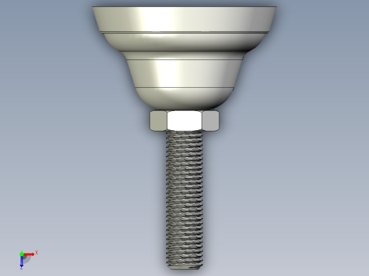 不銹鋼固定腳座383-3D多系列多零件图纸模型俯视缩略图