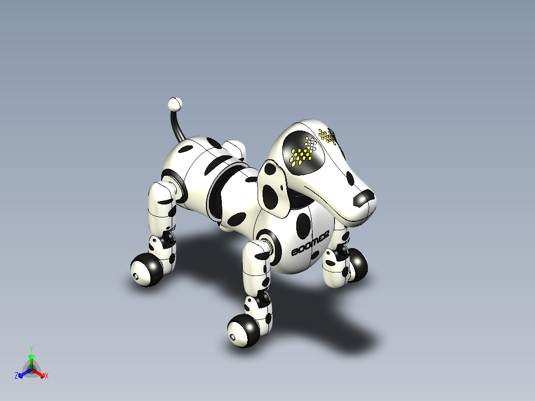 玩具狗 SW IGS正等轴测图