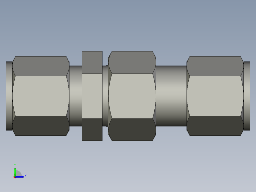 卡套式工业通用硬管接头10_wbu-s左视缩略图