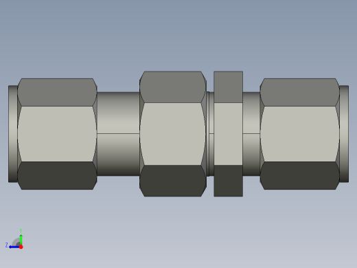 卡套式工业通用硬管接头10_wbu-s右视缩略图
