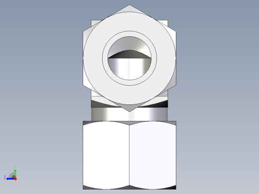 卡套式工业通用硬管接头EO_Union_elbow_W10LLCF右视缩略图