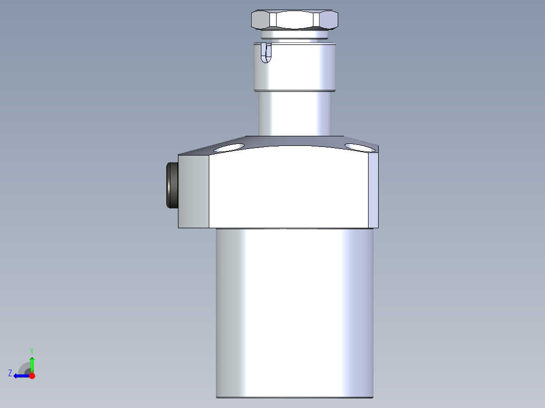 KOSMEKLT0480-CR-Y45多系列多零件图纸模型多系列多零件图纸模型右视图