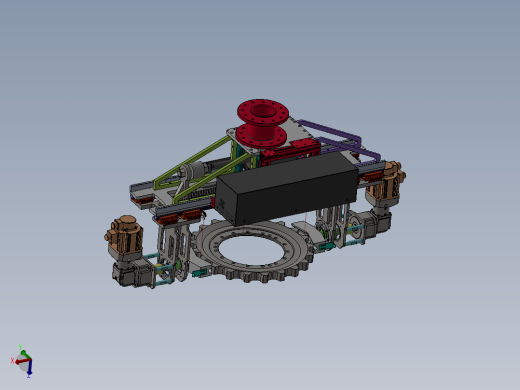 齿轮马达机器人夹具