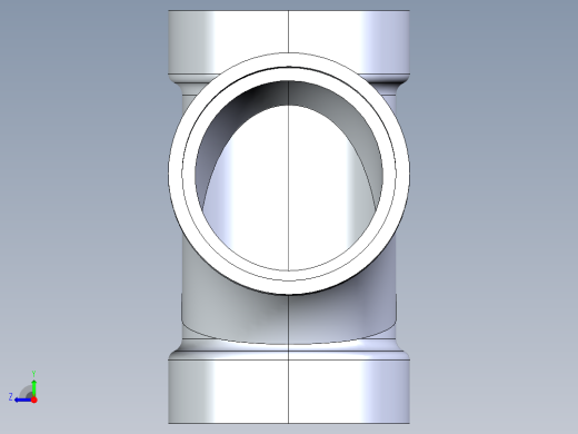 船舶管路系统S13_SeaDrainPLUS_SanitaryTee-SxSxS_37E161503_3in Sea Drain Plus - Sanitary Tee - SxS右视缩略图