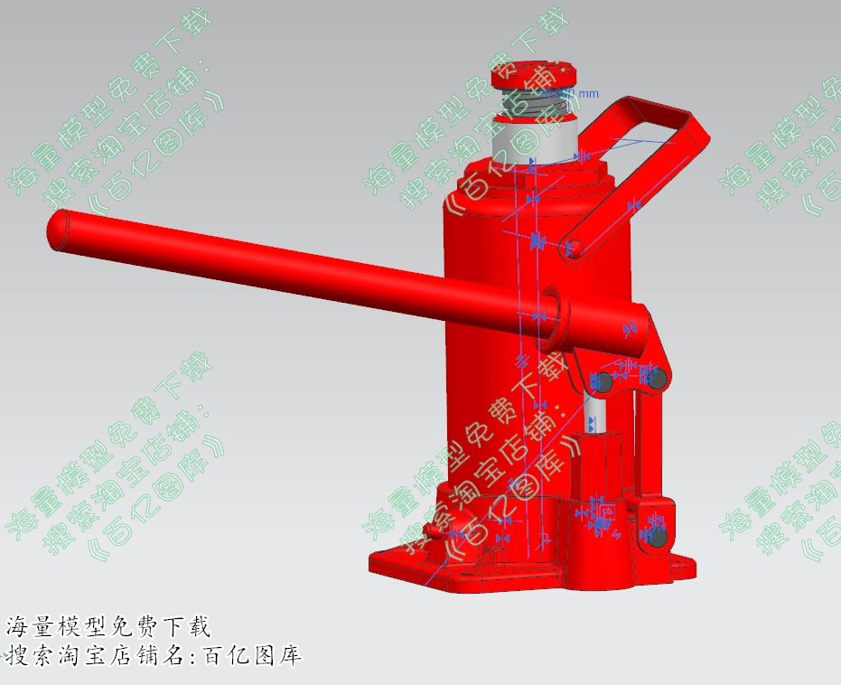 五吨千斤顶（含内部结构）