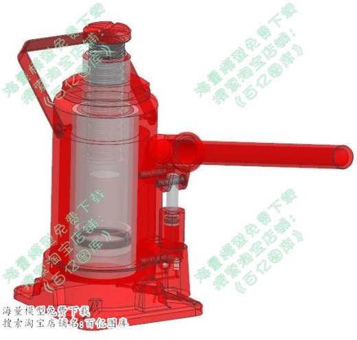 五吨千斤顶（含内部结构）缩略图