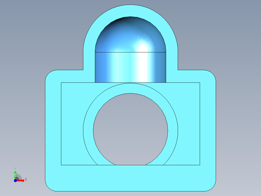RJ45插头保护套前视图