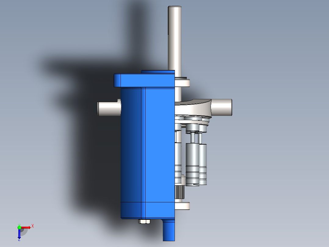 轴向柱塞泵俯视图