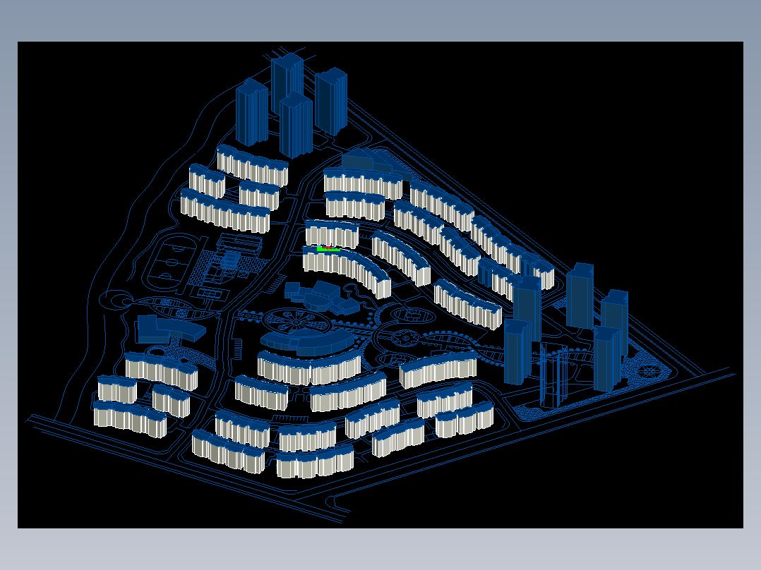 某小区3D规划图