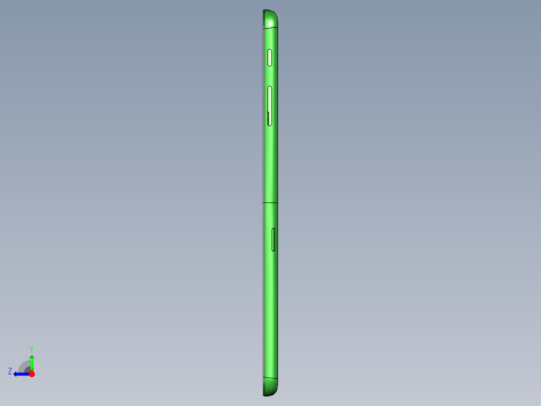 NKD笔记本CNC工装夹具三维模型-CNC1右视图