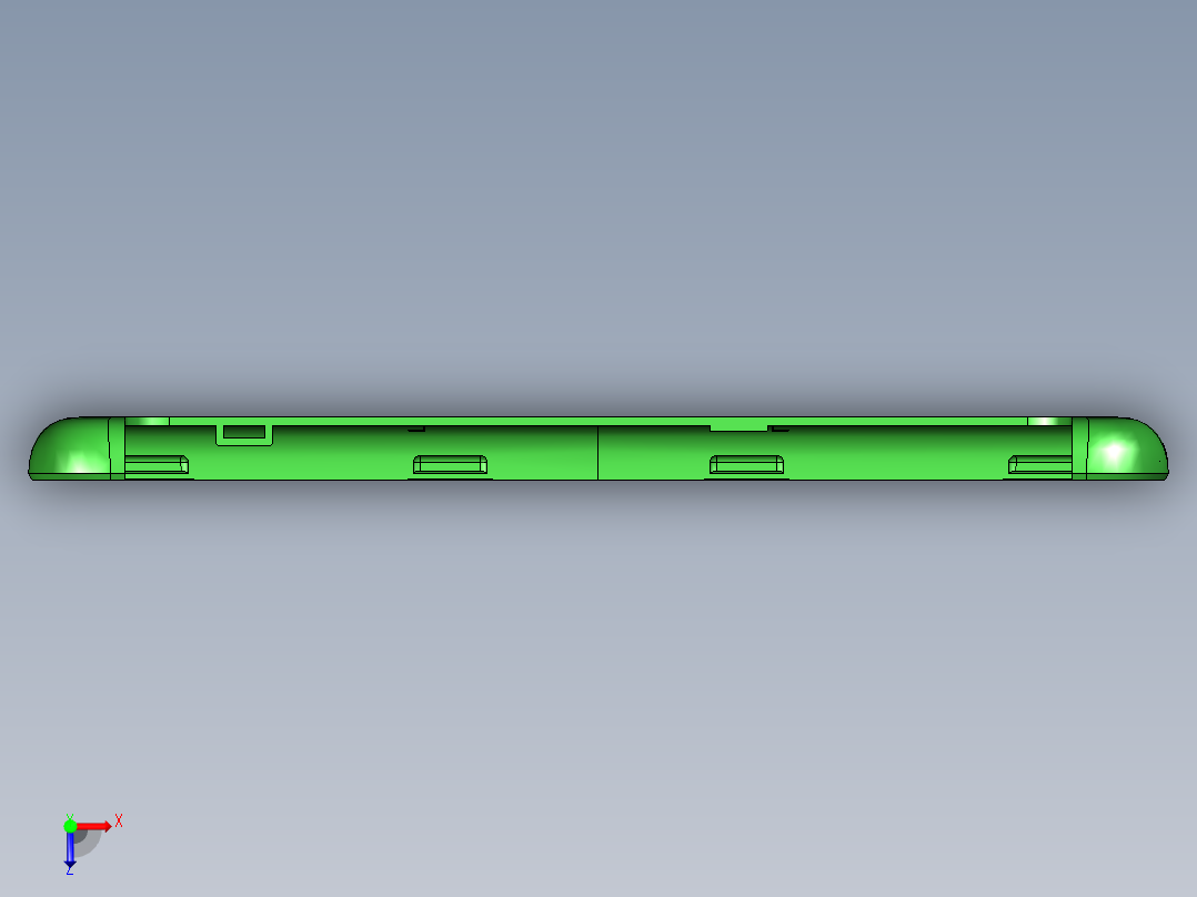 NKD笔记本CNC工装夹具三维模型-CNC1俯视图