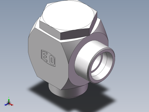 高压铰接式90度接头、1DI-42-B20