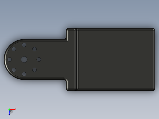 LX-16A 90度支架俯视缩略图