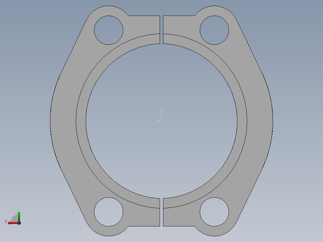 法兰接头、FL-48后视图