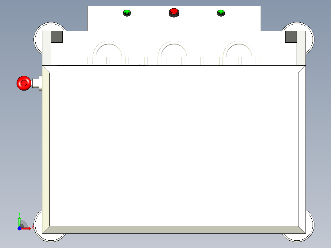 5吨伺服热压机前视图