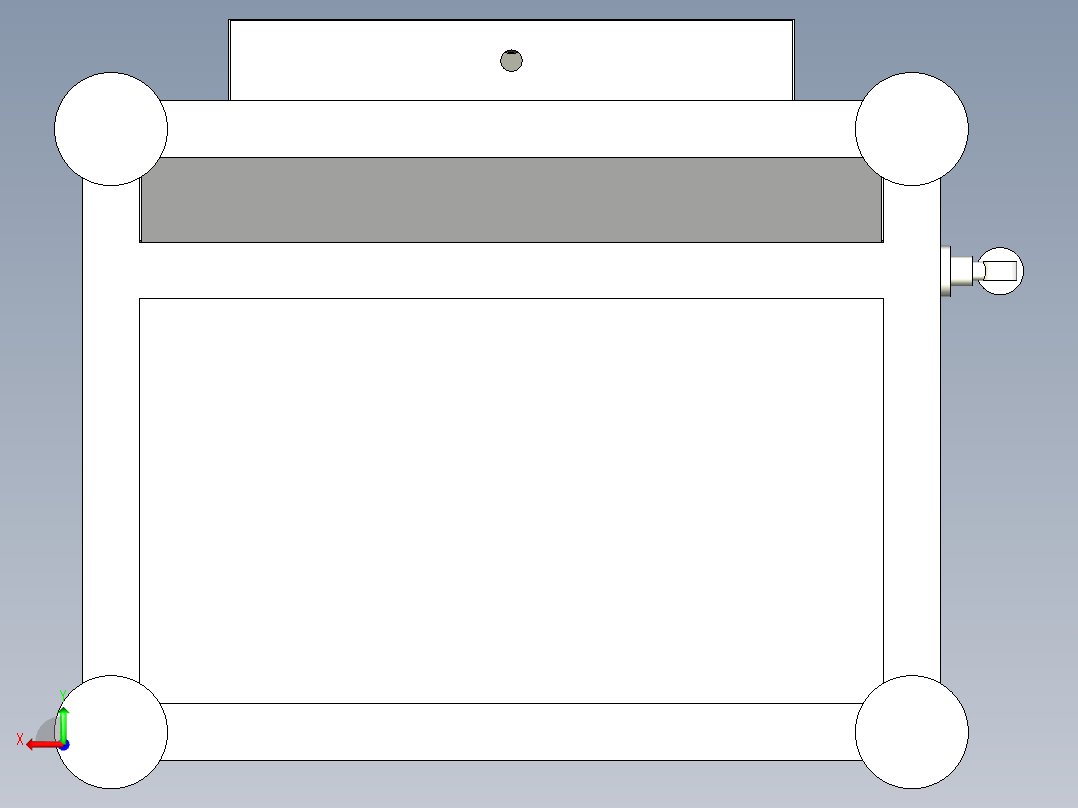 5吨伺服热压机后视图