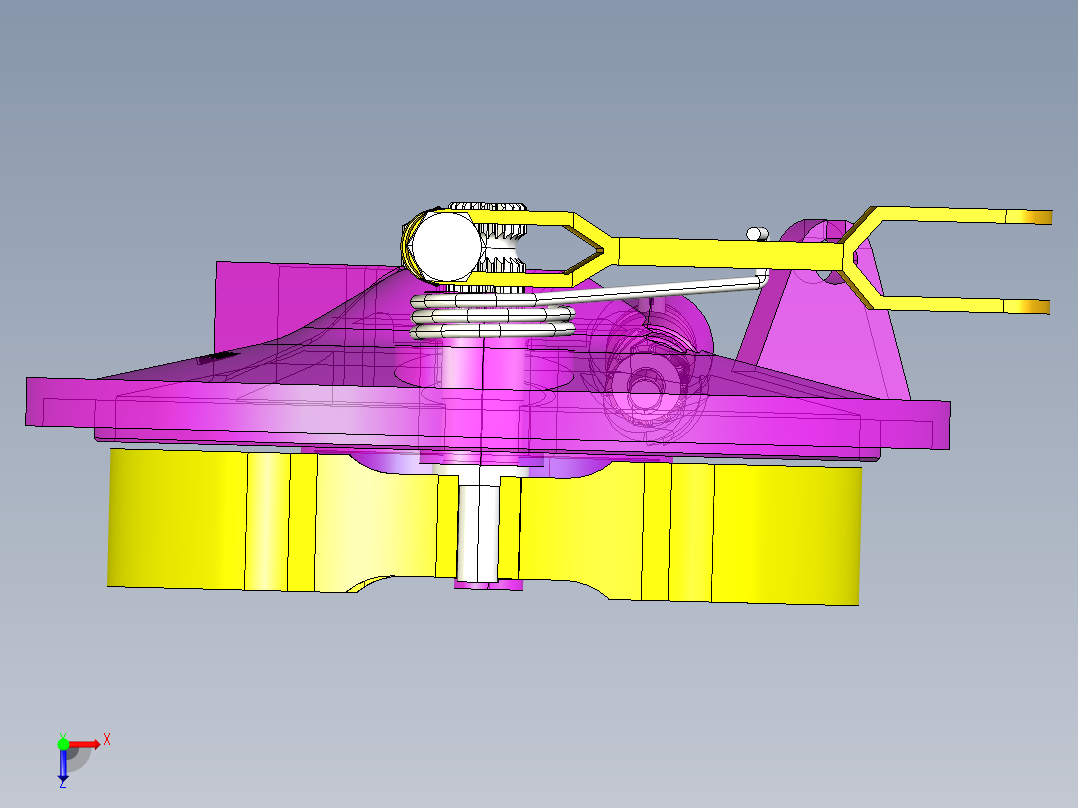 轻型货车鼓式制动器设计(论文+CAD图纸+Catia三维图+开题报告+任务书+翻译）俯视图