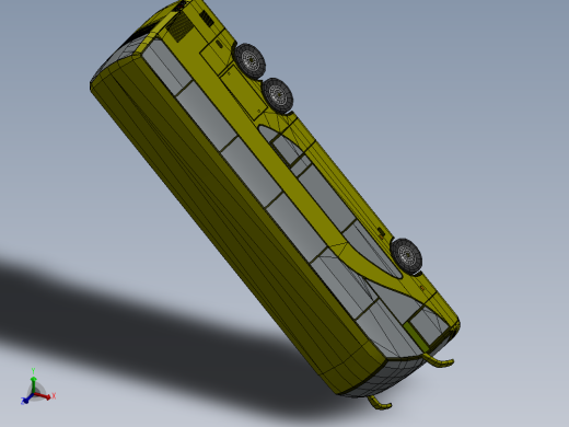 双层客车模型 sw13