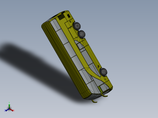双层客车模型 sw13正等轴测缩略图