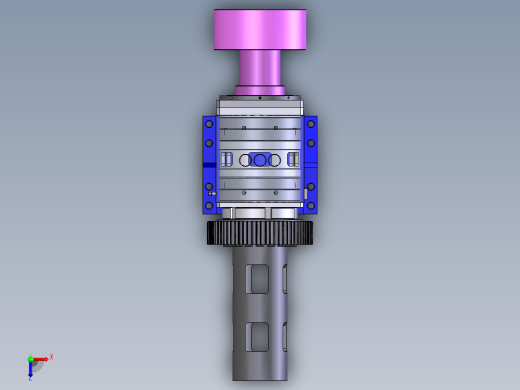 精密旋转机构俯视缩略图