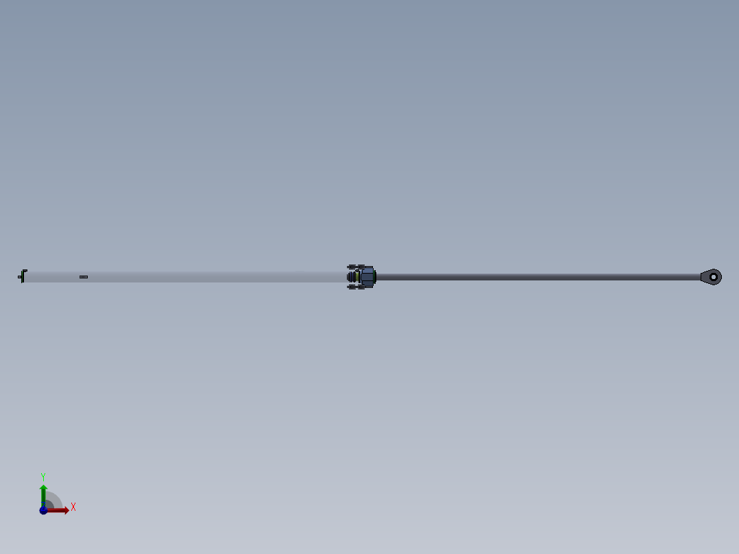 焊接式液压缸1前视图