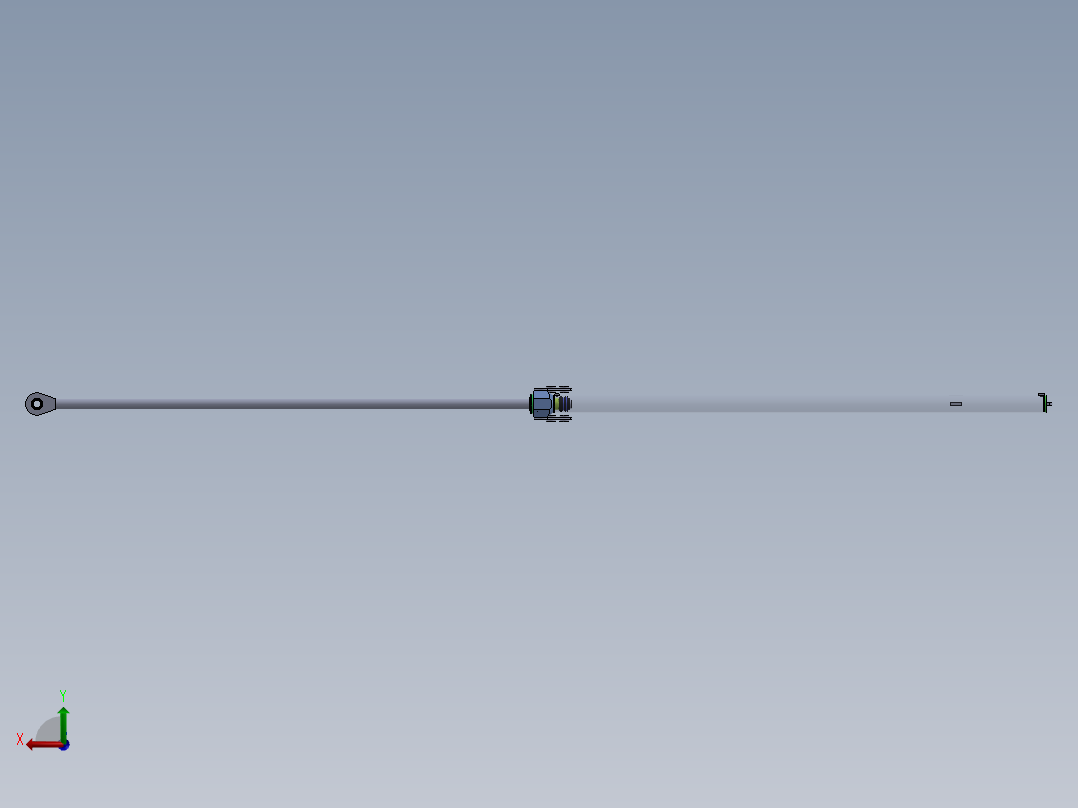 焊接式液压缸1后视图