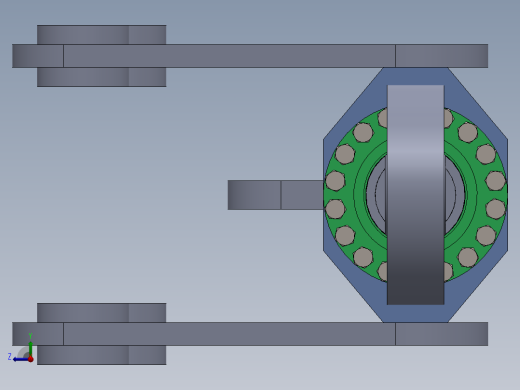 焊接式液压缸1右视缩略图