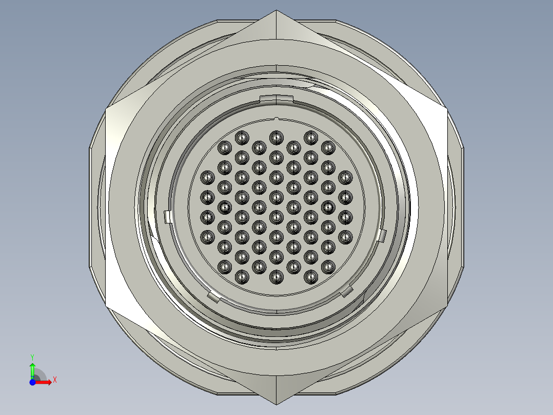 接插件(100)前视图