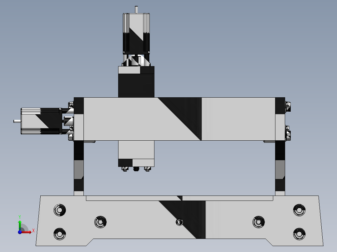 3 Axis Router CNC3轴雕刻机前视图