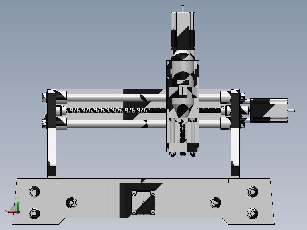 3 Axis Router CNC3轴雕刻机后视图