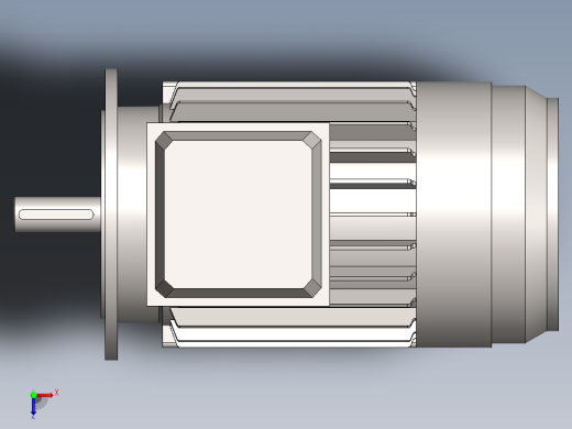 IE1 15kW 电动机B35俯视缩略图
