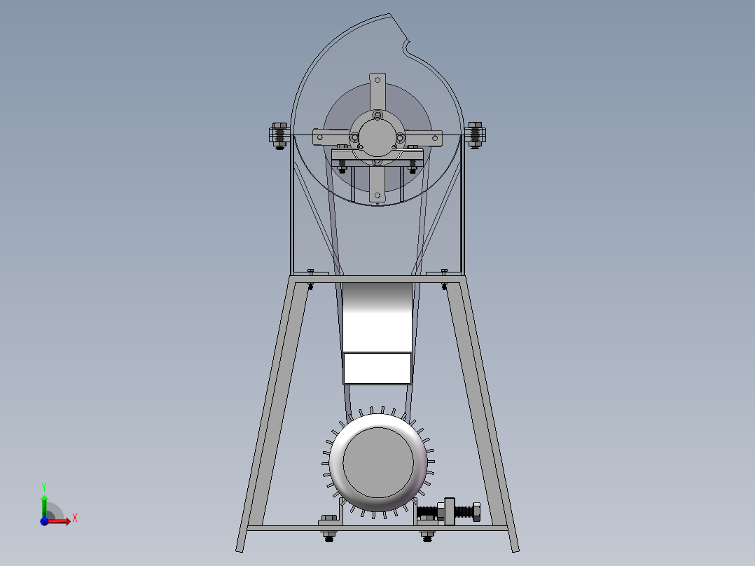 小型锤片粉碎机 94194前视图