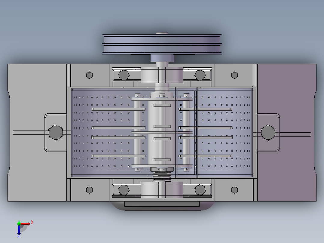 小型锤片粉碎机 94194俯视图