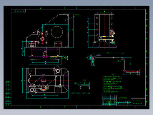 002备胎器(335托板)总成