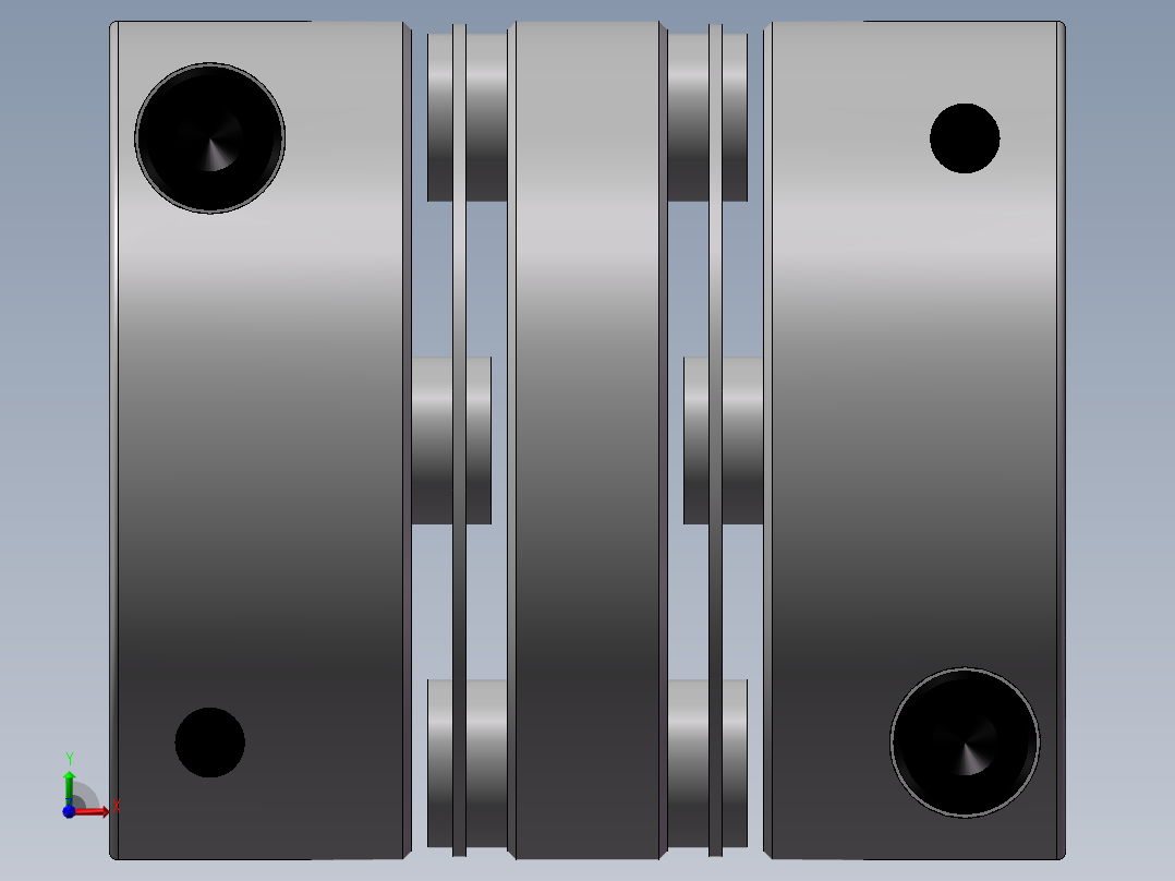 联轴器CPDW50-14-25前视图
