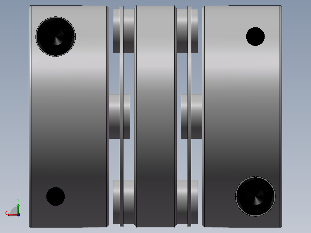 联轴器CPDW50-14-25后视图
