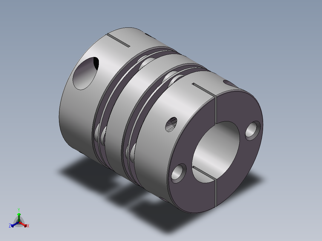 联轴器CPDW50-14-25正等轴测图