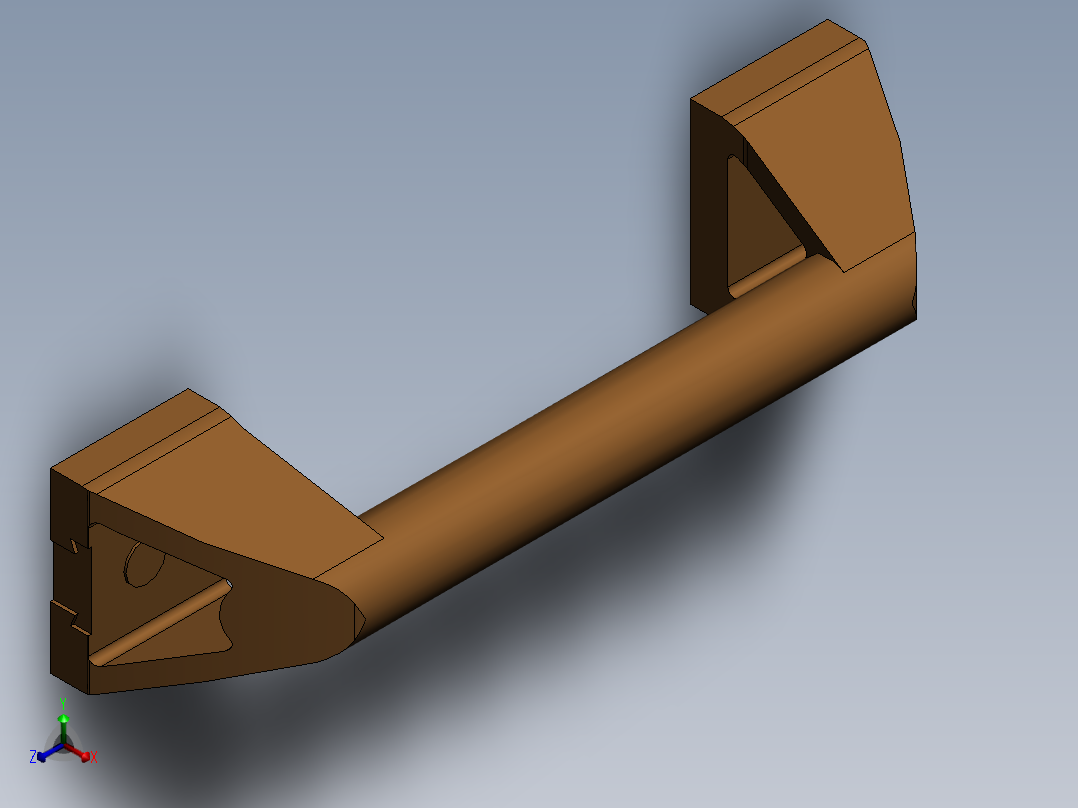 手柄正等轴测图
